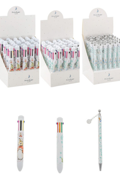 Beatrix Potter Peter Rabbit Octa Pen Set Colour-Swap Charm Ballpoint ...