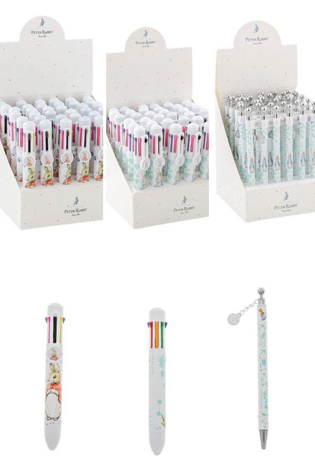 Beatrix Potter Peter Rabbit Octa Pen Set Colour-Swap Charm Ballpoint pen 8 Colours in one