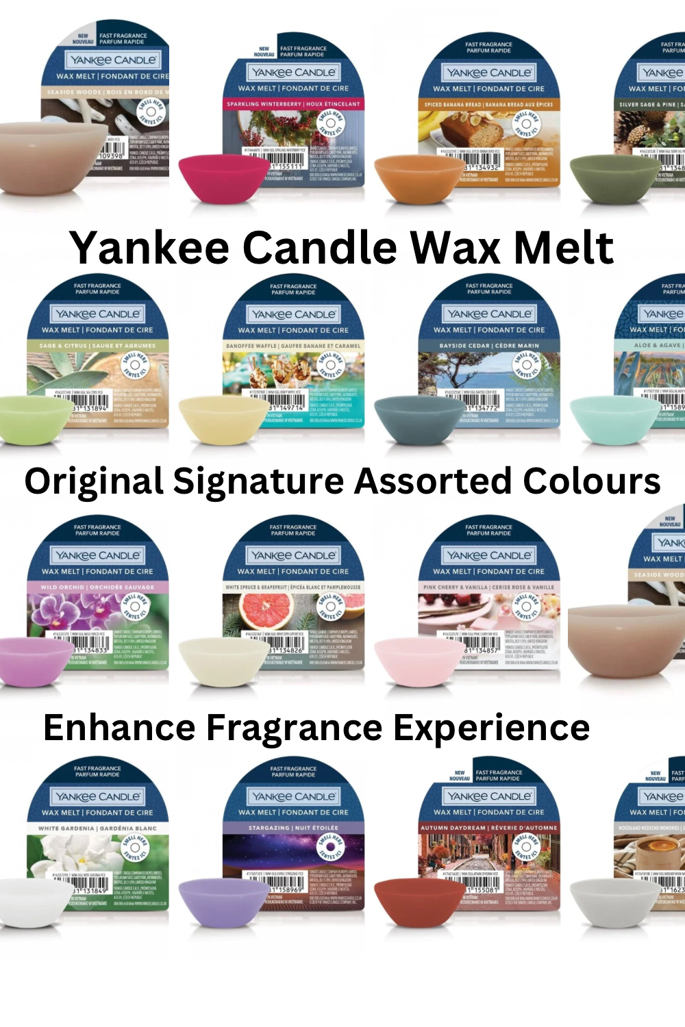 Yankee Candle Wax Melts - 16 Cere Profumate Per Bruciatori, Fino A 8 Ore Di Fragranza - Foto 3