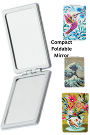 Compact Mirror Collection – Stylish & Practical Designs: Small Travel Makeup Mirror,Lighted Compact Mirror for Purse,Gifts