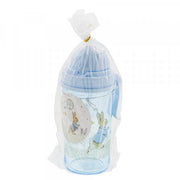 Flopsy and Peter Rabbit Reusable BPA Free Water Bottles - 9oz/270ml Blue, Pink, With Lid and Straw, Leak Proof, With Handle