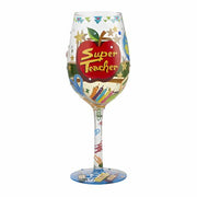 Lolita Super Teacher Hand-Painted Wine Glass - DMTIFY Store