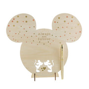 Mickey and Minnie Romantic Guest Book Plaque Set - DMTIFY Store