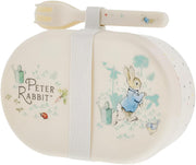 Beatrix Potter Flopsy and Peter Rabbit Lunch Box and Cutlery Set Multicolour, Multi grid, Lunch Containers for Kids & Baby, Back to School Supplies, Food Prep Lunch Container, Kitchen Gadgets