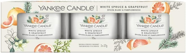 Yankee Candle Filled Votive Candle(3 in 1)  Gift Set. Up to 12 Hrs - DMTIFY Store