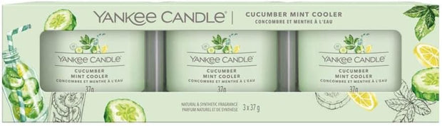 Yankee Candle Filled Votive Candle(3 in 1)  Gift Set. Up to 12 Hrs - DMTIFY Store