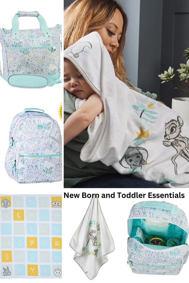 Baby Milestone & Essentials Gift Set – Hooded Towels, Milestone Blankets, Changing Bags & More