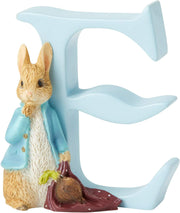 Alphabet Letter "E" featuring Peter Rabbit: "Enchanting Peter Rabbit Alphabet Letter E - Nursery Accent - DMTIFY Store