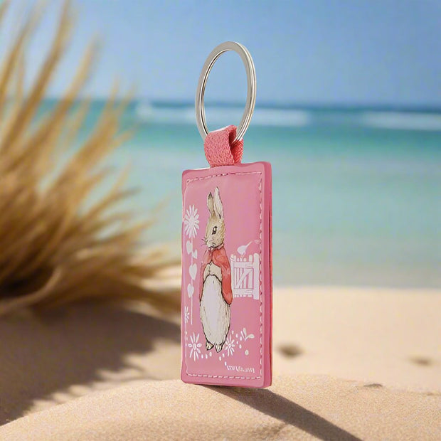 Leather Key Chain for Unisex, Pink and Blue Colour Cute Key Chain for Gift. Fashion Accessories