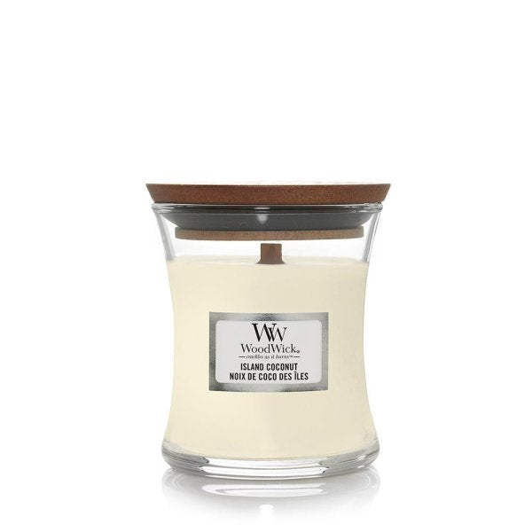 WoodWick Scented Candle, Vanilla Bean Lavender and Cedar, Mini Hourglass Candle