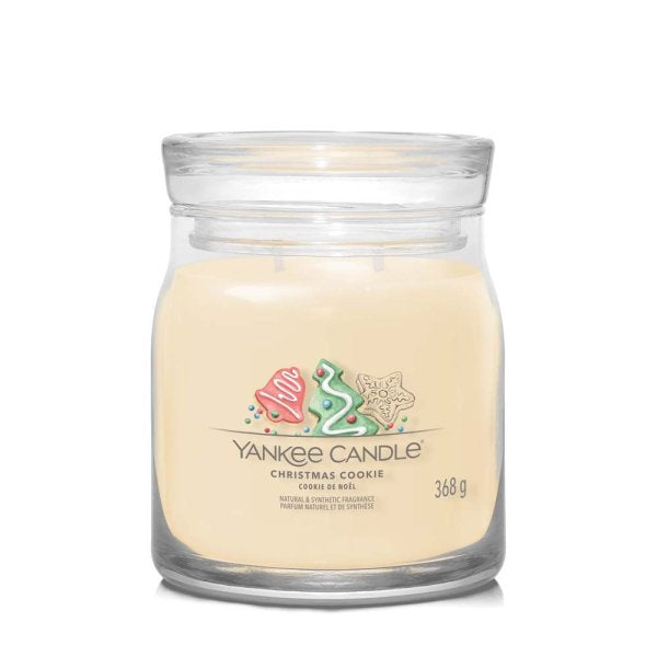 Yankee Candle Signature Scented Candle Iced Berry Lemonade, Holiday Cheer, Christmas Eve, Red Raspberry, Wild Orchid, Tropical Breeze, Mango Ice Cream and Ocean Air Medium Jar Candle 368g with Double Wicks, Soy Wax Blend Long Burning Candle, Perfect Gifts