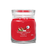 Yankee Candle Signature Scented Candle Iced Berry Lemonade, Holiday Cheer, Christmas Eve, Red Raspberry, Wild Orchid, Tropical Breeze, Mango Ice Cream and Ocean Air Medium Jar Candle 368g with Double Wicks, Soy Wax Blend Long Burning Candle, Perfect Gifts