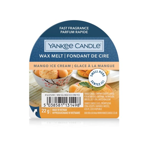 Yankee Candle Wax Melts Original Signature Up to 8 Hours of Fragrance, 1 Count, Assorted Colours, Highly Scented Wax Melt, Wax Melt Lovers, Round Shape