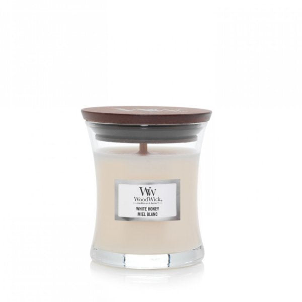 WoodWick Scented Candle, Vanilla Bean Lavender and Cedar, Mini Hourglass Candle