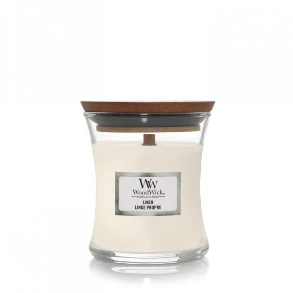 WoodWick Scented Candle, Vanilla Bean Lavender and Cedar, Mini Hourglass Candle