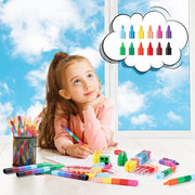 Vibrant Crayon Set - 6 Pieces in a Pack, 12Colours Each: Perfect for Kids' Birthday Parties, Rewards, and Goodie Bags - DMTIFY Store