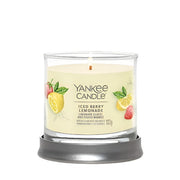 Yankee Candle Signature Small Tumbler 8 x 8 x 7 cm 122g Clean Cotton, Black Cherry, Midsummer Night, Lemon Lavender, Ocean Air, Bayside Cedar, Ice Berry Lemonade, Pink Sands, Amber and Sandalwood, Wild Orchid, Midnight Jasmine.