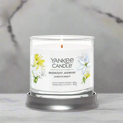 Yankee Candle Signature Small Tumbler 8 x 8 x 7 cm 122g Clean Cotton, Black Cherry, Midsummer Night, Lemon Lavender, Ocean Air, Bayside Cedar, Ice Berry Lemonade, Pink Sands, Amber and Sandalwood, Wild Orchid, Midnight Jasmine.