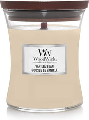 WoodWick Scented Candle, Vanilla Bean Lavender and Cedar, Mini Hourglass Candle