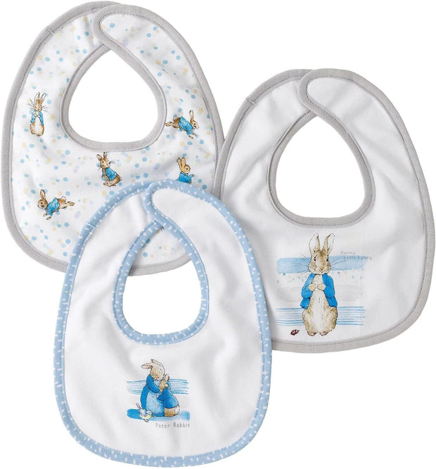 Reusable Washable Soft Cotton Fabric Baby Bib Collection (3 Pieces and Single Set) For New-born Up Till 3 years, Solid or Liquid Bib