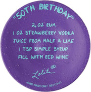 Lolita Milestone Gem-Spangled Birthday Celebration Wine Glass 18th 21st 40th 50th Special Birthday