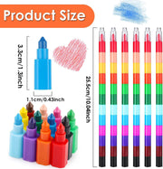 Vibrant Crayon Set - 6 Pieces in a Pack, 12Colours Each: Perfect for Kids' Birthday Parties, Rewards, and Goodie Bags - DMTIFY Store