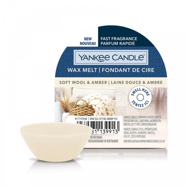 Yankee Candle Wax Melts Original Signature Up to 8 Hours of Fragrance, 1 Count, Assorted Colours, Highly Scented Wax Melt, Wax Melt Lovers, Round Shape