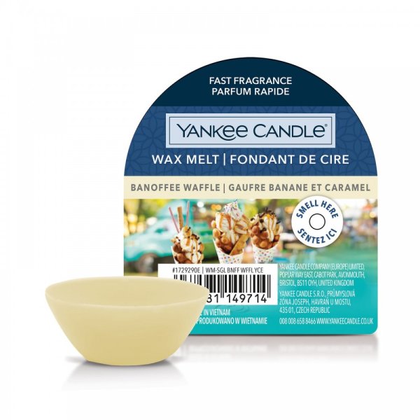 Yankee Candle Wax Melts Original Signature Up to 8 Hours of Fragrance, 1 Count, Assorted Colours, Highly Scented Wax Melt, Wax Melt Lovers, Round Shape