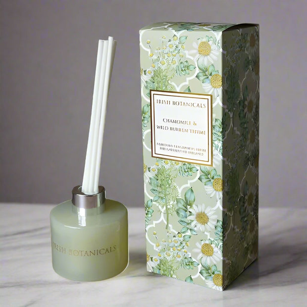 Irish Botanicals Summer Scent Collection - Honeysuckle & Pineapple Sage, Chamomile & Wild Burren Thyme, Bluebell & Lemon Freesia 120ml Diffuser - DMTIFY Store