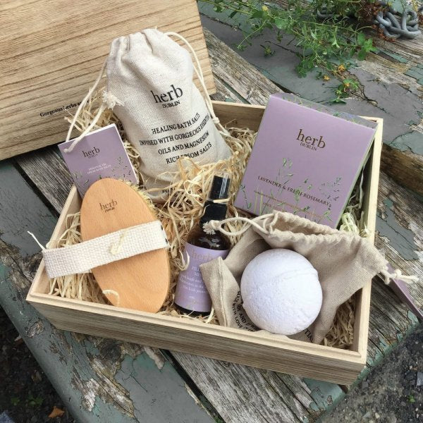 Ultimate Wellness Hamper for a Perfect Night's Sleep Lavender Herb Box - DMTIFY Store