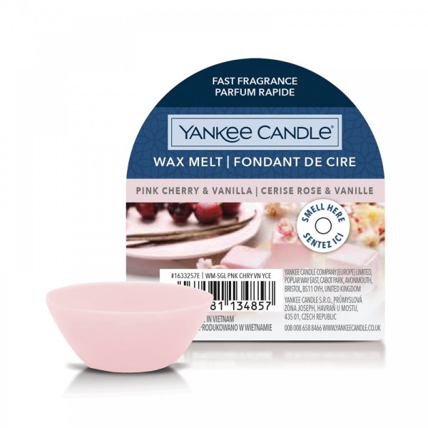 Yankee Candle Wax Melts Original Signature Up to 8 Hours of Fragrance, 1 Count, Assorted Colours, Highly Scented Wax Melt, Wax Melt Lovers, Round Shape