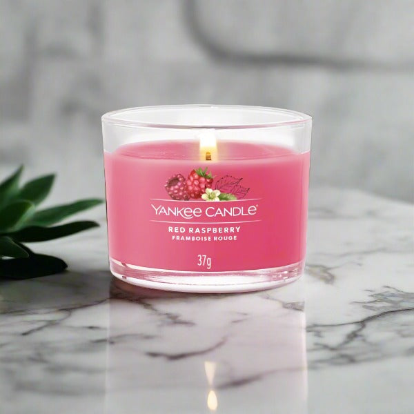 Yankee Candle  Filled Votive Candle One Count  Clean Cotton, Amber and Sandalwood, Black Cherry, Black Coconut, Midsummer Night, Fluffy Towel, Candlelit Cabin, Pink Sands, Wild Orchid, Vanilla Cupcake, One Count