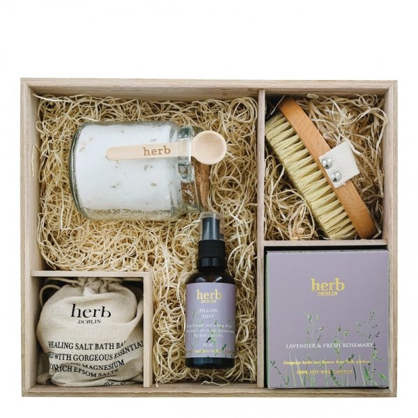 Ultimate Wellness Hamper for a Perfect Night's Sleep Lavender Herb Box - DMTIFY Store