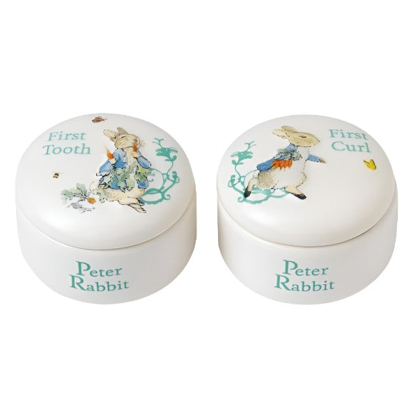 Beatrix Potter Peter Rabbit Tooth & Curl Keepsake Box Set ‎5 x 5 x 3.2 cm 117 g