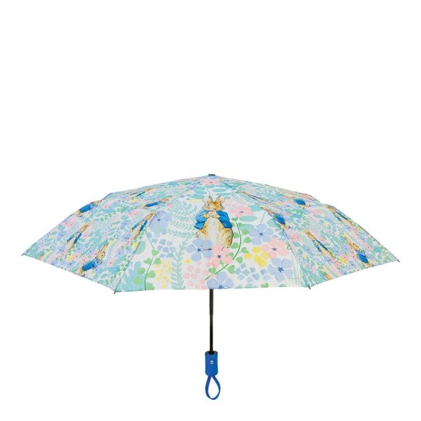 English Garden Beatrix Potter Umbrella - Windproof, Compact, Stylish and Practical Rain Protection, Portable Foldable Outdoor For Men Women and Children