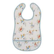 Reusable Washable Soft Cotton Fabric Baby Bib Collection (3 Pieces and Single Set) For New-born Up Till 3 years, Solid or Liquid Bib