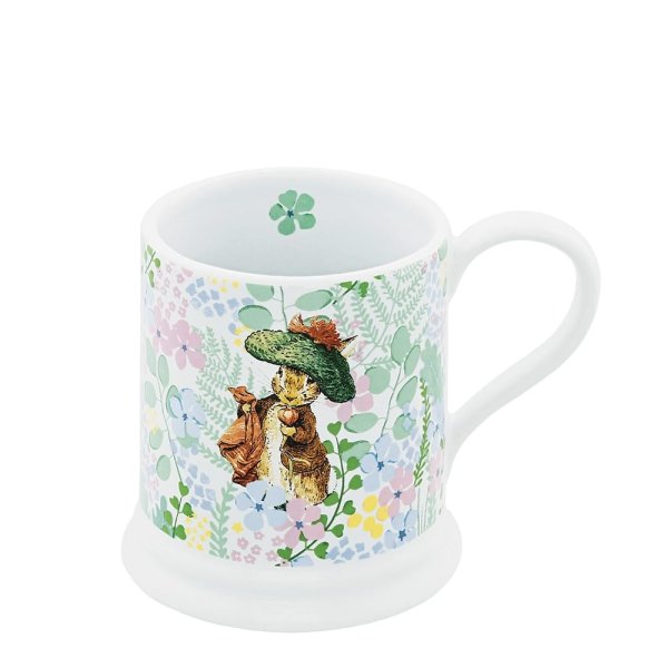 English Ceramic Garden Mug collection Flopsy Peter Rabbit Jemima Puddle-Duck Benjamin Bunny