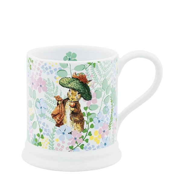 English Ceramic Garden Mug collection Flopsy Peter Rabbit Jemima Puddle-Duck Benjamin Bunny