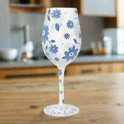 Lolita Hand-Painted Wine Glass - Best Friends Always and Chinoiserie Wine Glass  Collection