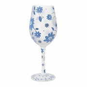 Lolita Hand-Painted Wine Glass - Best Friends Always and Chinoiserie Wine Glass  Collection