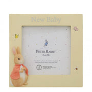 Beatrix Potter Peter Rabbit and Flopsy New Born and My First Birthday Photo Frame Holds 10cm x 10cm (4in x 4in) 1st Birthday Photo Frame Boy Girl Little One