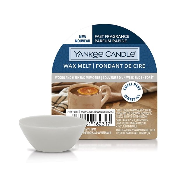 Yankee Candle Wax Melts Original Signature Up to 8 Hours of Fragrance, 1 Count, Assorted Colours, Highly Scented Wax Melt, Wax Melt Lovers, Round Shape