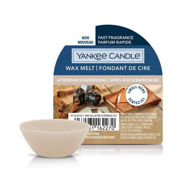 Yankee Candle Wax Melts Original Signature Up to 8 Hours of Fragrance, 1 Count, Assorted Colours, Highly Scented Wax Melt, Wax Melt Lovers, Round Shape