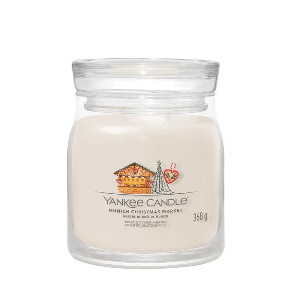 Yankee Candle Signature Scented Candle Medium Jar Candle 368g with Double Wicks, Soy Wax Blend Long Burning Candle, Perfect Gifts