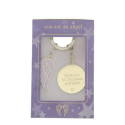 Friendship & Love Key Chain Collection – Elegant Metal Gifts in Gold Embossed Boxes