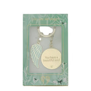 Friendship & Love Key Chain Collection – Elegant Metal Gifts in Gold Embossed Boxes