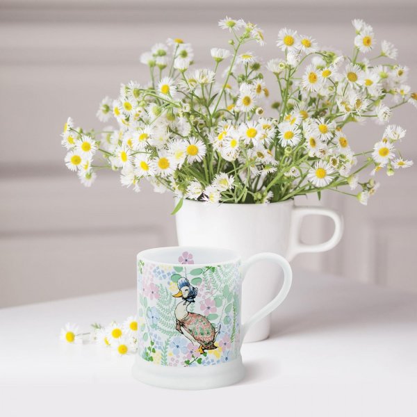 English Ceramic Garden Mug collection Flopsy Peter Rabbit Jemima Puddle-Duck Benjamin Bunny