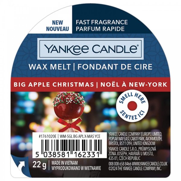 Yankee Candle Wax Melts Original Signature Up to 8 Hours of Fragrance, 1 Count, Assorted Colours, Highly Scented Wax Melt, Wax Melt Lovers, Round Shape