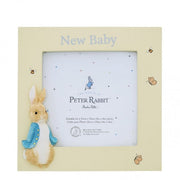 Beatrix Potter Peter Rabbit and Flopsy New Born and My First Birthday Photo Frame Holds 10cm x 10cm (4in x 4in) 1st Birthday Photo Frame Boy Girl Little One