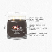 Yankee Candle Scented Candle | Black Coconut Medium Jar Candle| Burn Time: Up to 75 Hours